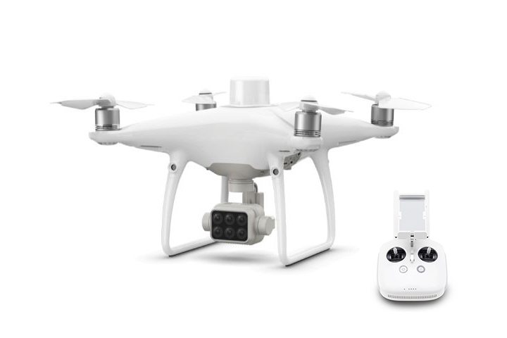ドローンレンタルネット】DJI P4 Multispectral＋(オプション)D-RTK2 