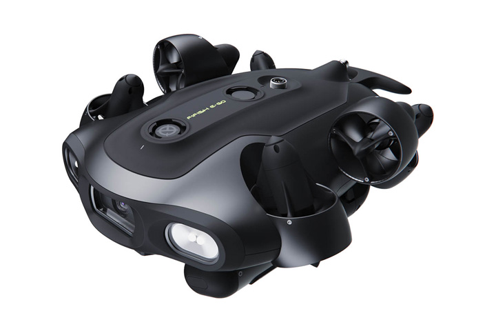 水中ドローン FIFISH（潜水カメラ）動作OK・充電器付き QYSEA FIFISH V-EVO 標準セット＋アームセット【賠償責任保険付